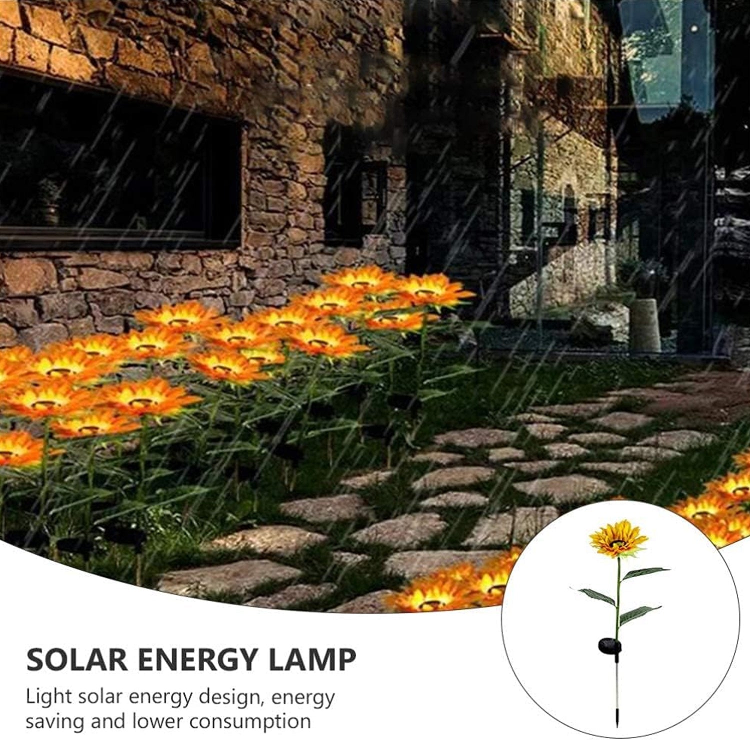 Solpex Solar Sunflower Stake Lights Solpex Solar Sunflower Stake Lights